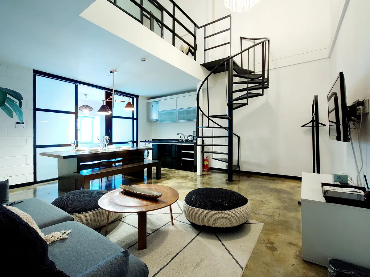 Furnished two-bedroom penthouse apartment in Seoul